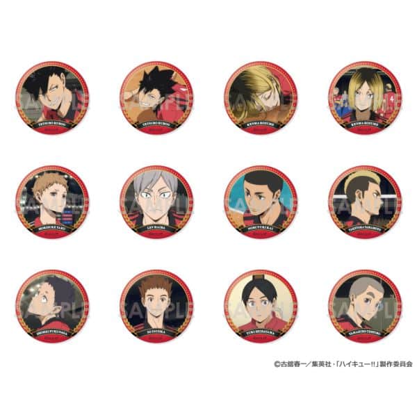ハイキュー!! トレーディング缶バッジ〜音駒セレクションVol.2〜 【1BOX】 キャラアニで
                                                2025年10月発売