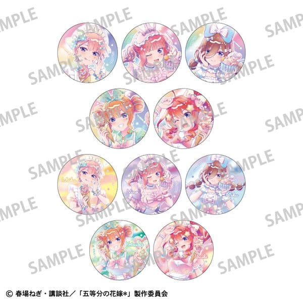 五等分の花嫁* トレーディングメタリック缶バッジ アイス屋さん カミアニTOUCH  キャラアニで
                                                2025年10月発売