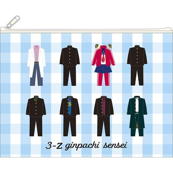 3年Z組銀八先生 フラットポーチ キャラアニで発売
