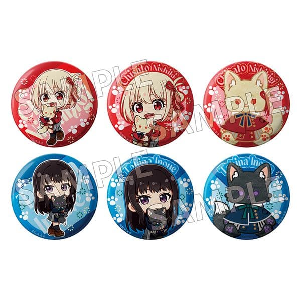 リコリス・リコイル モフフサシリーズ 缶バッジコレクション 【1BOX】 キャラアニで
                                                2025年11月発売