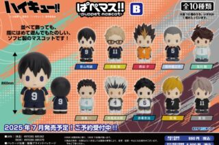 アニメ「ハイキュー!!」 ぱぺマス!! B
 エンスカイで2025年8月下旬
発売