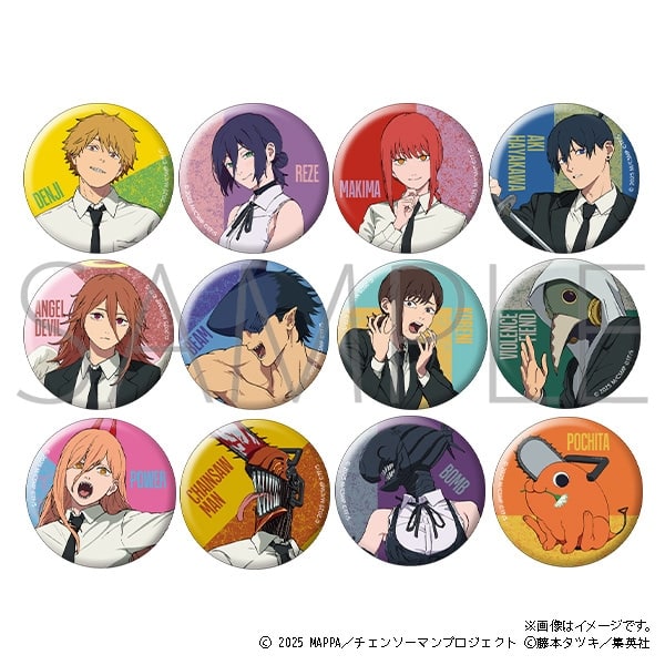 劇場版『チェンソーマン レゼ篇』 缶バッジコレクション ムービックで2025/09/26より発売