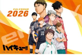 アニメ「ハイキュー!!」 2026年 卓上カレンダー CL-024 ※2025年10月下旬
 エンスカイで2025年10月下旬
発売