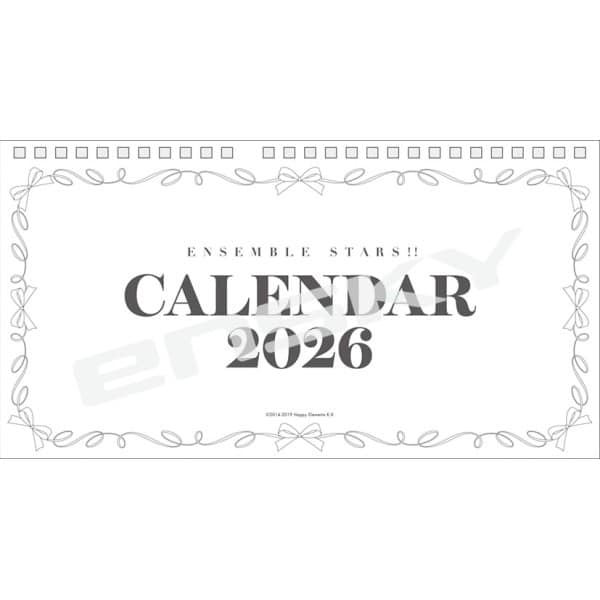 あんさんぶるスターズ!! 2026年 卓上カレンダー CL-042  エンスカイで2025年11月

発売