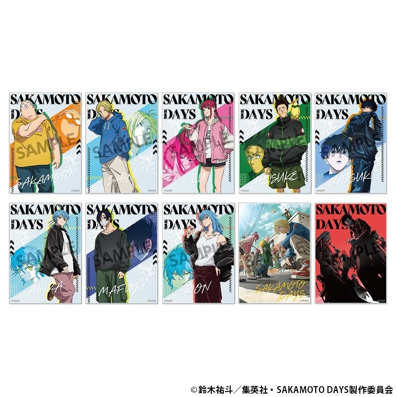 サカモトデイズ トレーディングアクリルカード vol.1 
2025年10月発売