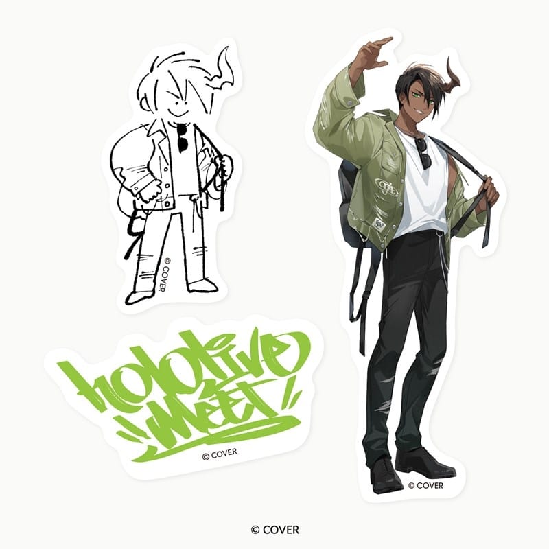 hololive meet 2025 hololive Meet 2025ステッカーセット　荒咬オウガ
 
2025年10月発売
で取扱中