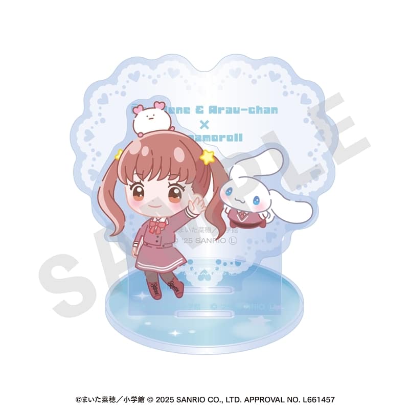 シャイニング!,シナモロール ちゃおヒロインズ×サンリオキャラクターズ アクリルジオラマスタンド 大根ねね×シナモロール
 
2025年8月29日発売
で取扱中 (アニメイト)