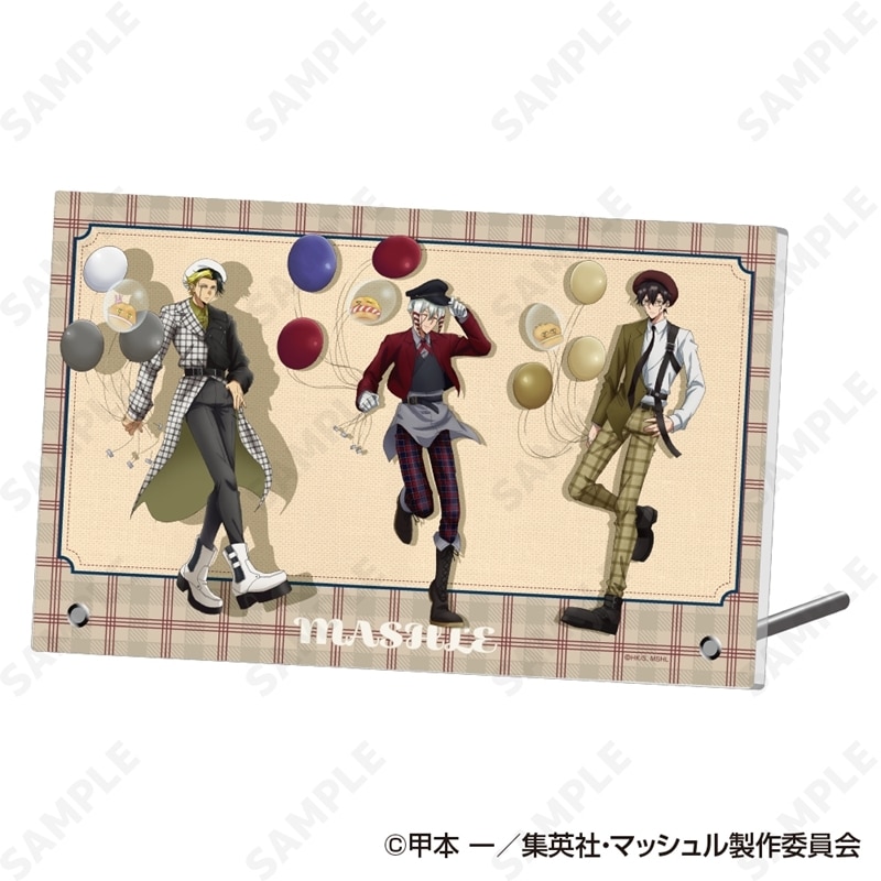 マッシュル アクリルパネル B.レイン、カルド、オーター[checkered clothes]
 
2026年01月下旬発売