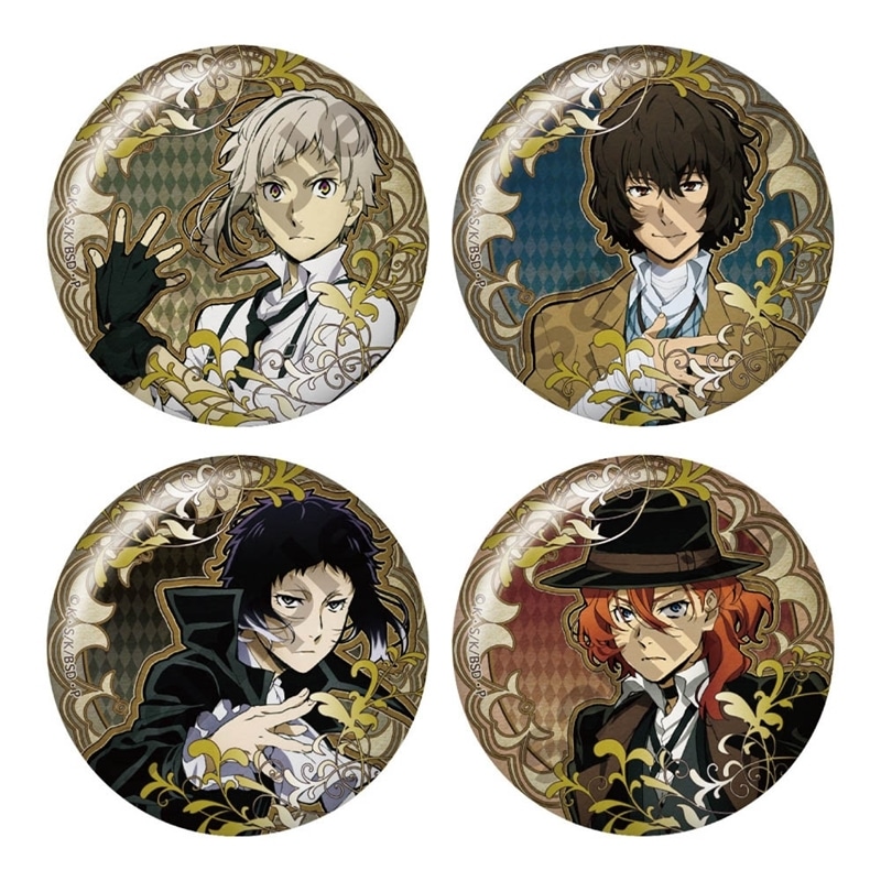 文豪ストレイドッグス (文スト) アールヌーボーアート 缶バッジ【再販】
 
2025年10月発売