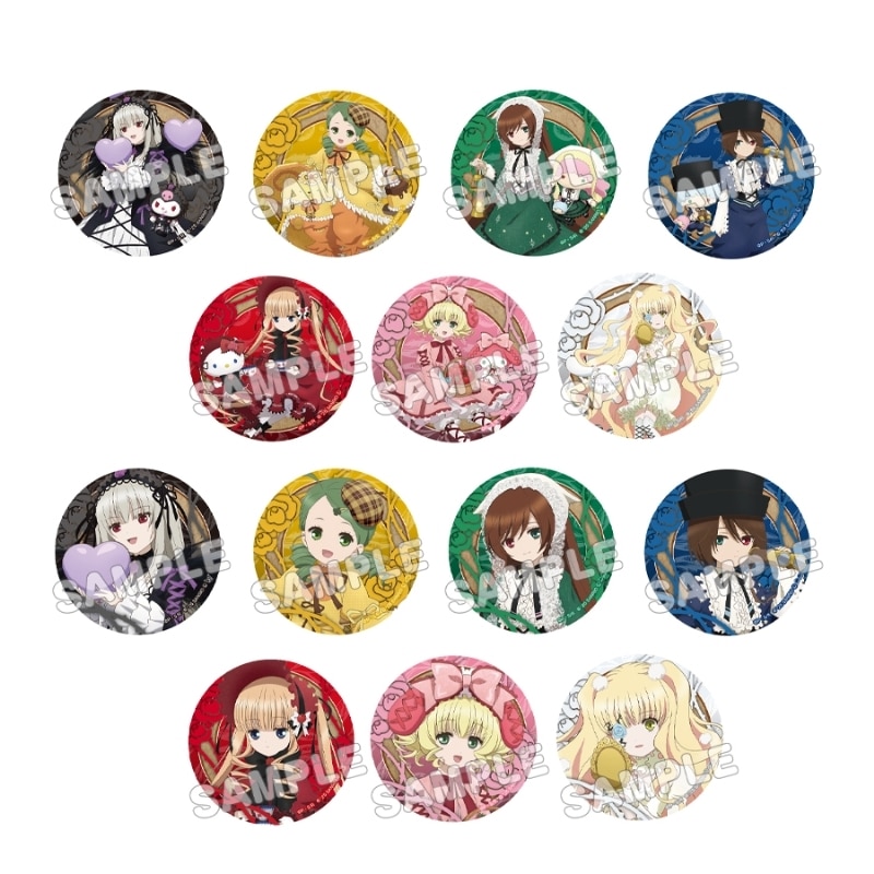 ローゼンメイデン × サンリオキャラクターズ トレーディング缶バッジ(全14柄)
 
2025年10月発売
