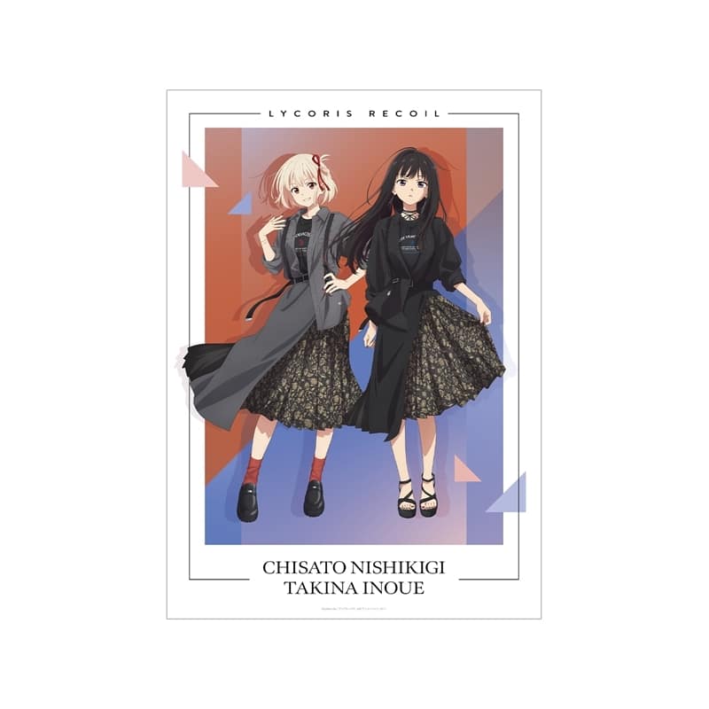 リコリス・リコイル (リコリコ) meagratiaコラボ 描き下ろし 錦木千束&井ノ上たきな A3マット加工ポスター
 
2026年1月17日発売
