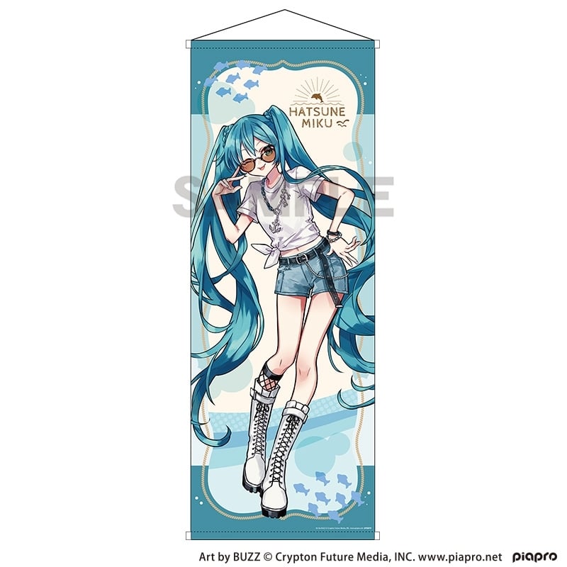 初音ミク 等身大タペストリー 初音ミク マリン☆神戸2025
 
2025年11月発売