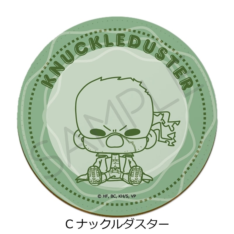 TVアニメ『ヴィジランテ -僕のヒーローアカデミア ILLEGALS-』 レザーコースター C(ナックルダスター)
 
2025年11月下旬発売
 (アニメイト)