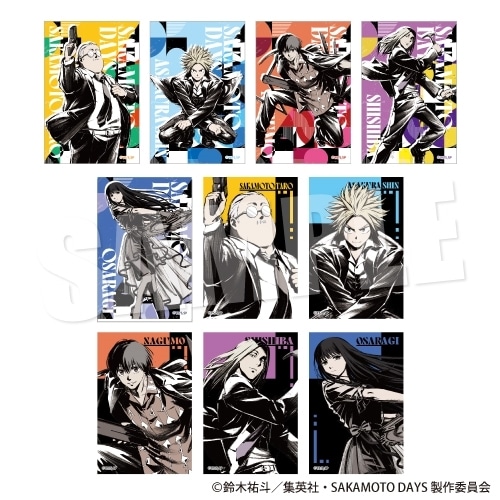 サカモトデイズ トレーディングクリアカード《ネオ・ペインティング ver.》 
2025年11月下旬発売