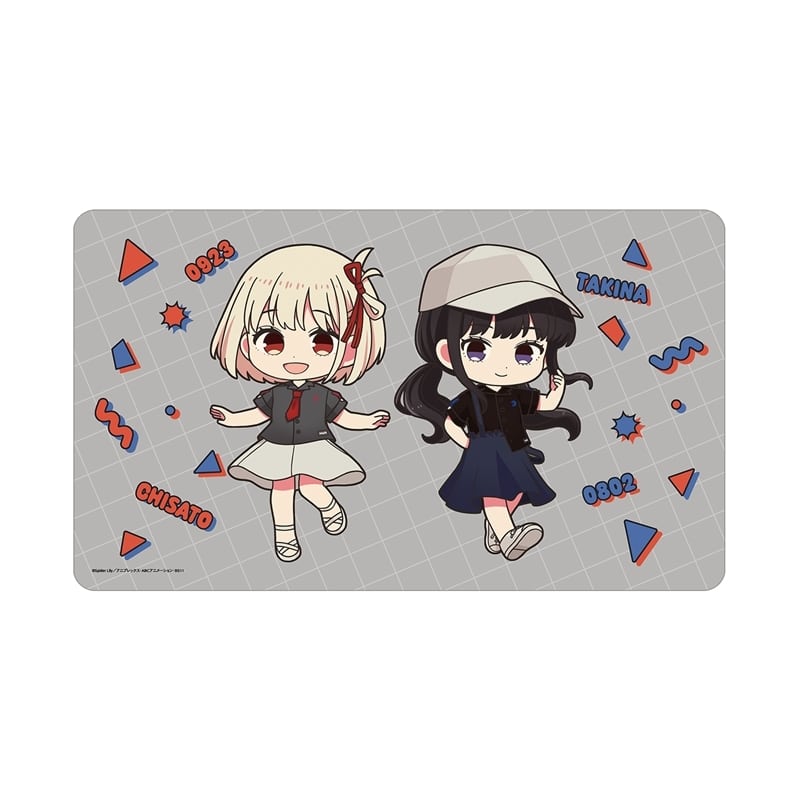 リコリス・リコイル (リコリコ) meagratiaコラボ 錦木千束&井ノ上たきな ちびキャラ マルチデスクマット ver.B
 
2026年1月17日発売
で取扱中 (アニメイト)