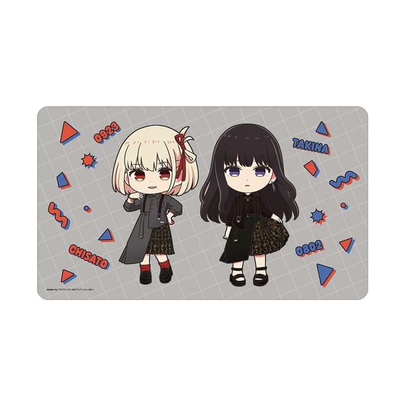 リコリス・リコイル (リコリコ) meagratiaコラボ 錦木千束&井ノ上たきな ちびキャラ マルチデスクマット ver.A
 
2026年1月17日発売
で取扱中 (アニメイト)