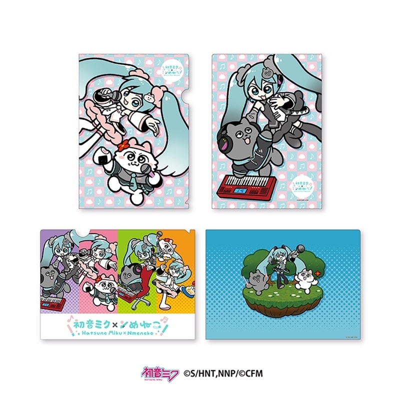 初音ミク×ンめねこ 初音ミク×ンめねこ クリアファイル2種セット
 
2026年01月下旬発売