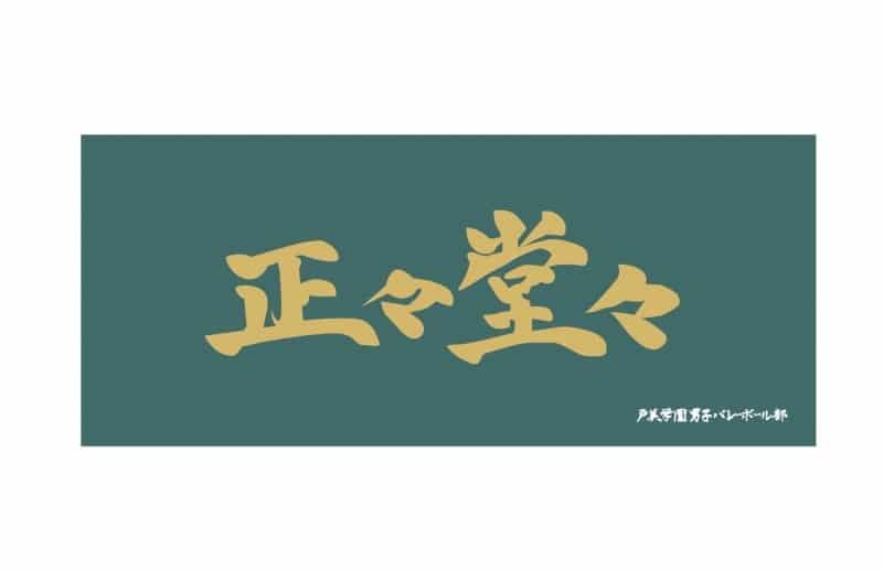 ハイキュー!! 横断幕フェイスタオル 戸美学園高校【再販】
 
2025年07月上旬発売
で取扱中