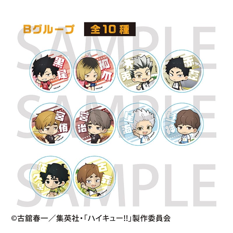 アニメハイキュー!! トレーディングアクリルバッジ animate cafe 2025 ver. Bグループ[アニメイトカフェコラボ]
 
2025年10月中旬発売