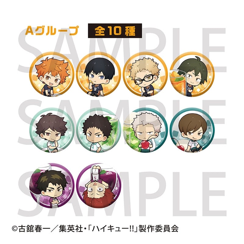 アニメハイキュー!! トレーディング缶バッジ animate cafe 2025 ver. Aグループ[アニメイトカフェコラボ]
 
2025年10月中旬発売