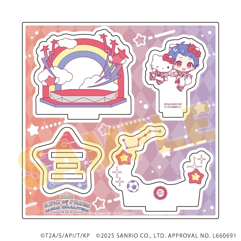 KING OF PRISM-Your Endless Call- × サンリオキャラクターズ アクリルスタンドプレート1月A(コラボイラスト)
 
2025年11月発売