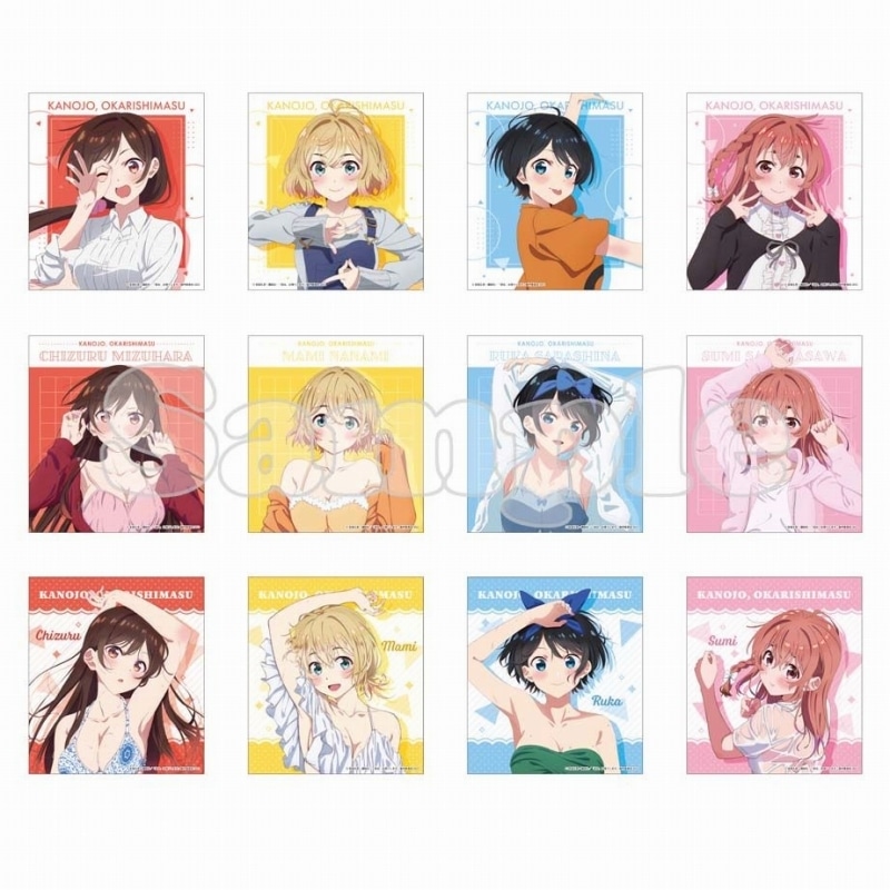 彼女、お借りします (かのかり) 第3期 トレーディングミニ色紙
 
2023年11月発売
 アニメイトで取扱中