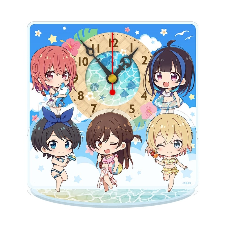 彼女、お借りします (かのかり) ぷちちょこミニアクリル置時計【水着】
 
2023年11月発売
 アニメイトで取扱中