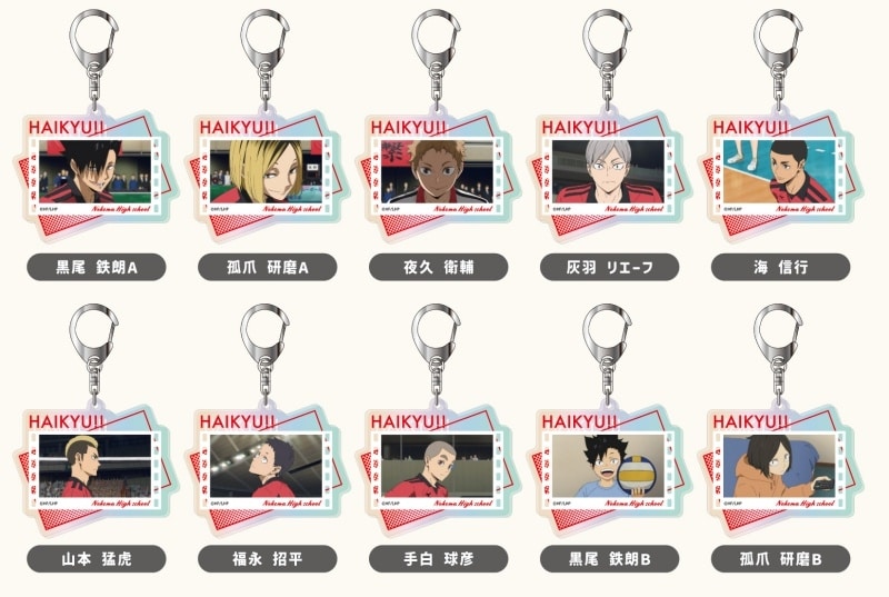 劇場版ハイキュー!! ゴミ捨て場の決戦 オーロラアクリルキーホルダー 音駒高校BOX
 
2025年10月発売
で取扱中
