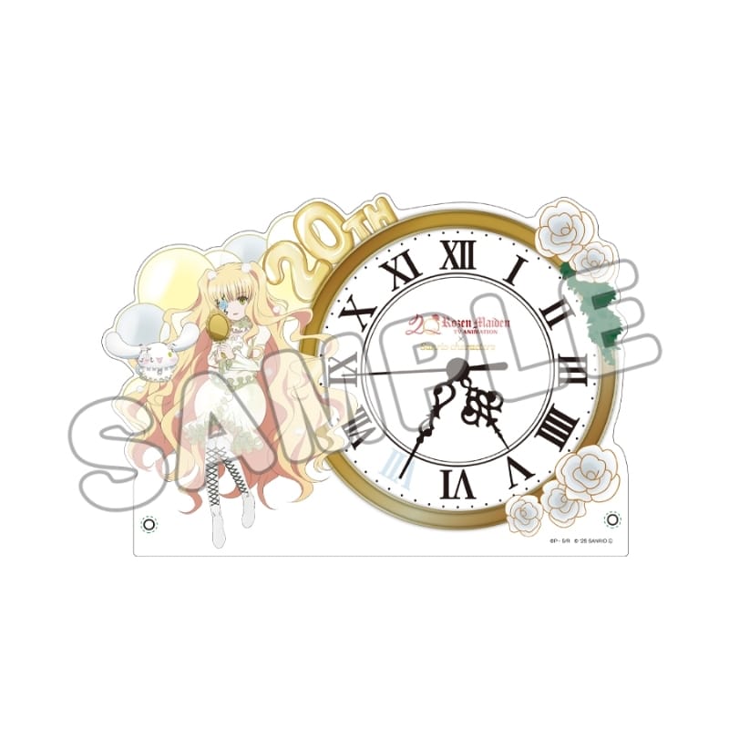 ローゼンメイデン × サンリオキャラクターズ アクリルクロック/雪華綺晶×シナモロール
 
2025年10月発売
