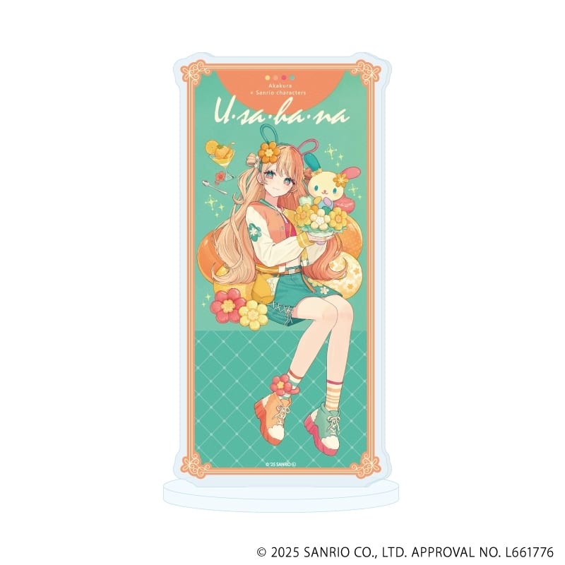 赤倉 × サンリオキャラクターズ アクリルスタンド26/ウサハナ(コラボイラスト)
 
2025年11月発売