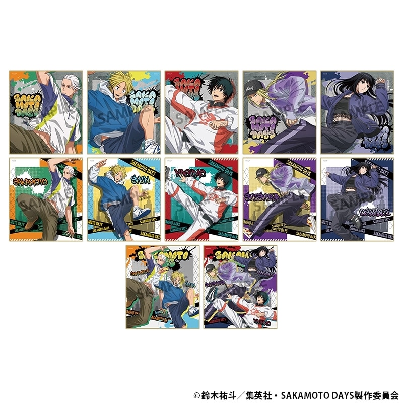 サカモトデイズ 描き下ろしトレーディングミニ色紙 パルクール ver. 
2025年10月発売