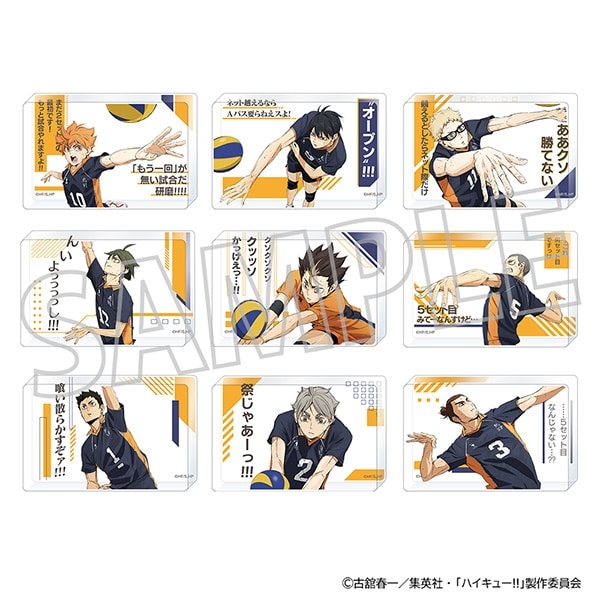 ハイキュー!! ミニ名言アクリルブロックコレクション/烏野高校
 アニメイトで
2025年5月30日発売