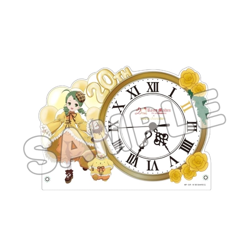 ローゼンメイデン × サンリオキャラクターズ アクリルクロック/金糸雀×ポムポムプリン
 
2025年10月発売