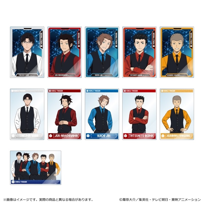 ワールドトリガー  第3 弾 トレーディングアクリルカード
 
2025年11月下旬発売