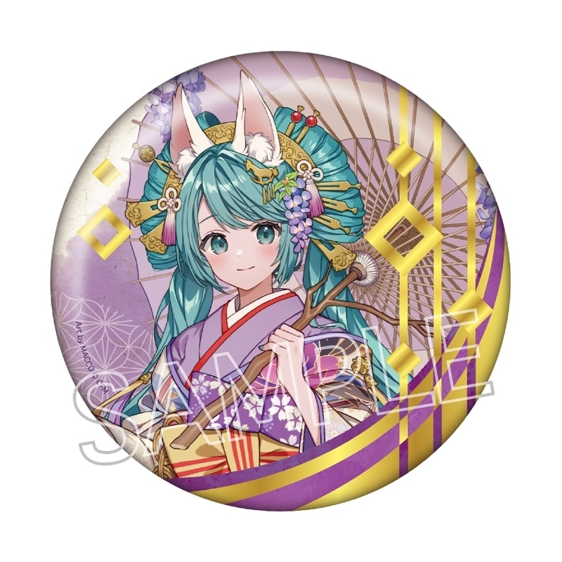 初音ミク 百鬼夜行 ～麗宴～ 箔押しBIG缶バッジ C 白狐(しろぎつね)
 
2025年11月下旬発売