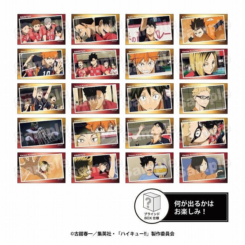 ハイキュー!! トレーディングサテンステッカー
 アニメイトで
2025年02月中旬発売