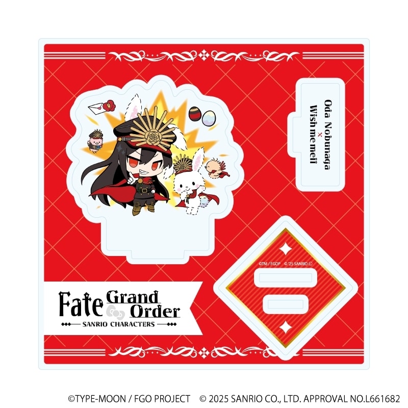 Fate/Grand Order × サンリオキャラクターズ アクリルスタンドプレート17/織田信長×ウィッシュミーメル(コラボイラスト)
 
2025年11月発売