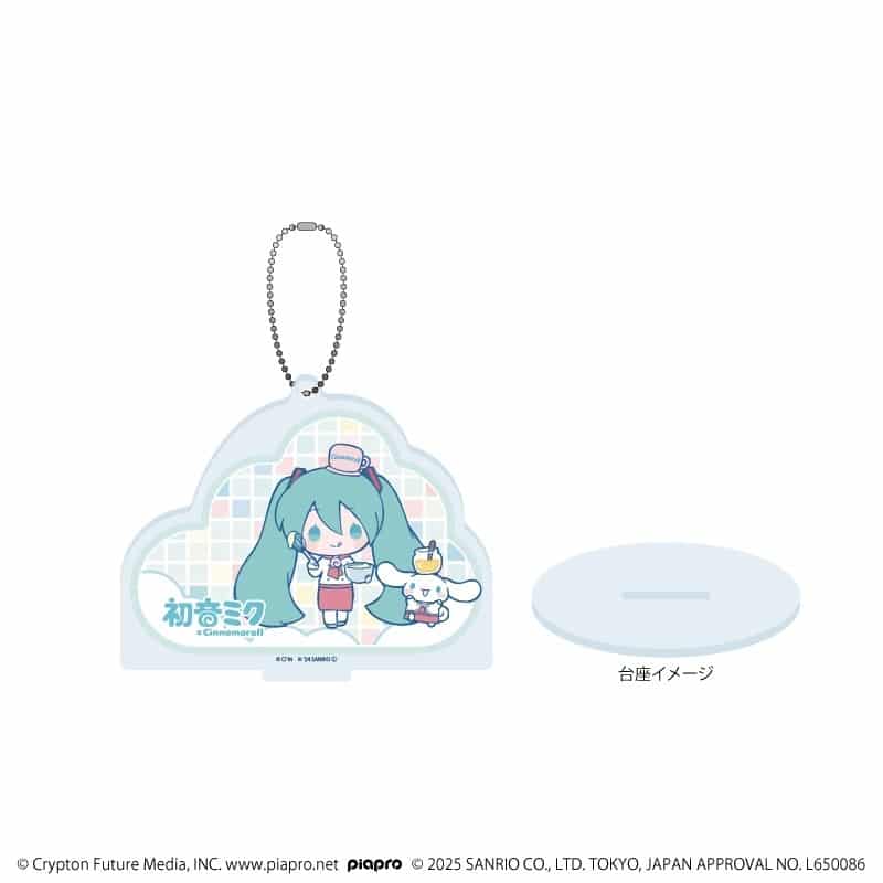 初音ミク×シナモロール アクリルスタンドキーホルダー12月(コラボイラスト)
 
2025年11月発売