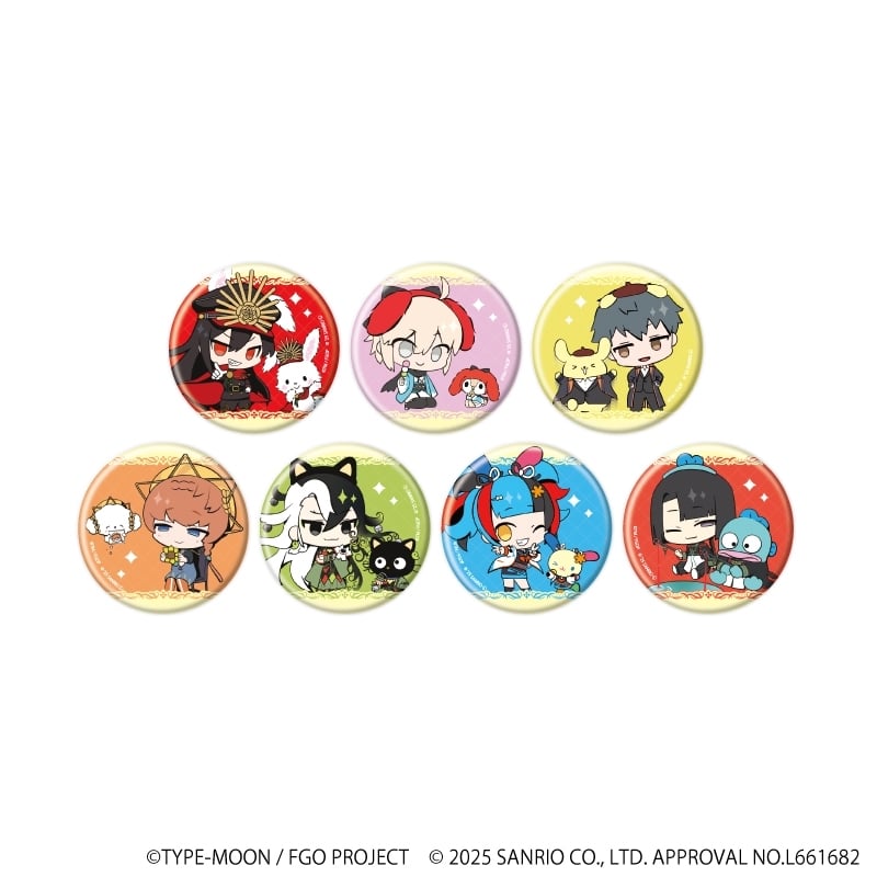 Fate/Grand Order × サンリオキャラクターズ 缶バッジ4月ブラインド(全7種)(コラボイラスト)
 
2025年11月発売