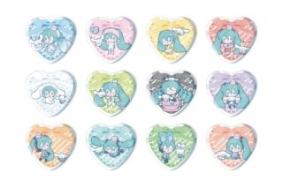 初音ミク×シナモロール ホログラムハート型缶バッジ1月ブラインド(全12種)(コラボイラスト)
 
2025年11月発売