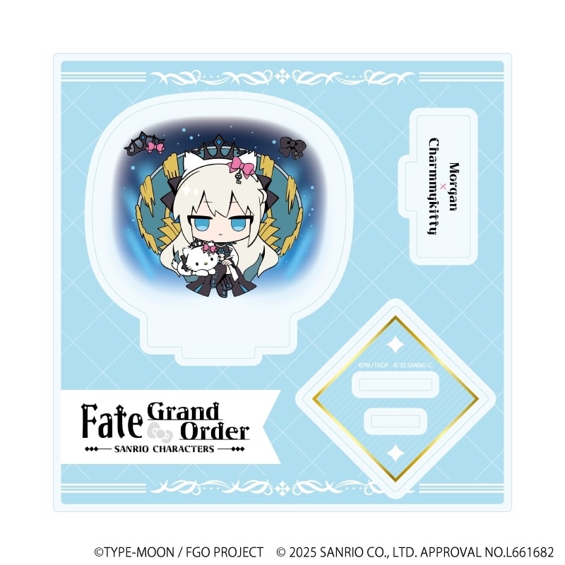 Fate/Grand Order × サンリオキャラクターズ アクリルスタンドプレート26/モルガン×チャーミーキティ(コラボイラスト)
 
2025年11月発売
で取扱中 (アニメイト)
