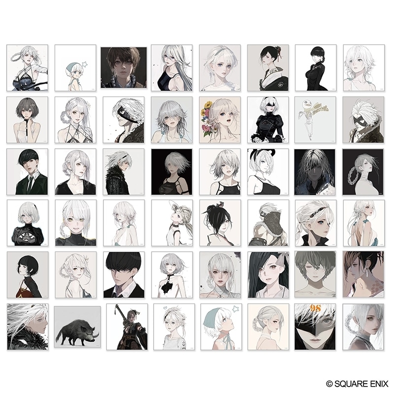 NieR Serie ミニ色紙コレクション illustration by D.K Vol. 2
 
2025年12月発売