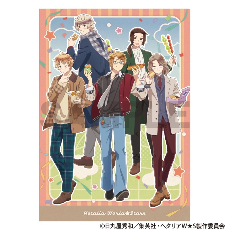 ヘタリア World★Stars シングルクリアファイル ピンク 食べ歩きグルメ
 アニメイトで
2025年09月発売