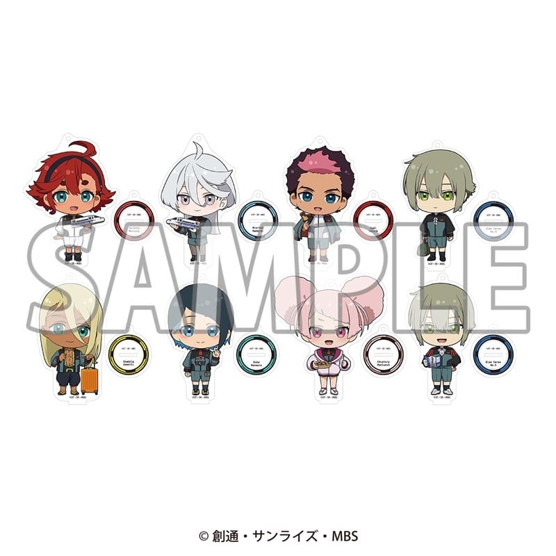 『機動戦士ガンダム 水星の魔女』 「JR東海×ガンダムシリーズ」～Journey with Gundam～ 第1弾 ミニキャラトレーディングアクリルスタンドキーホルダー(全8種)
 アニメイトで
2025年12月下旬発売