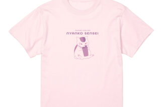 夏目友人帳 描き下ろしイラスト ニャンコ先生 B 冬の装いver. Tシャツ/メンズ AMNIBUSで