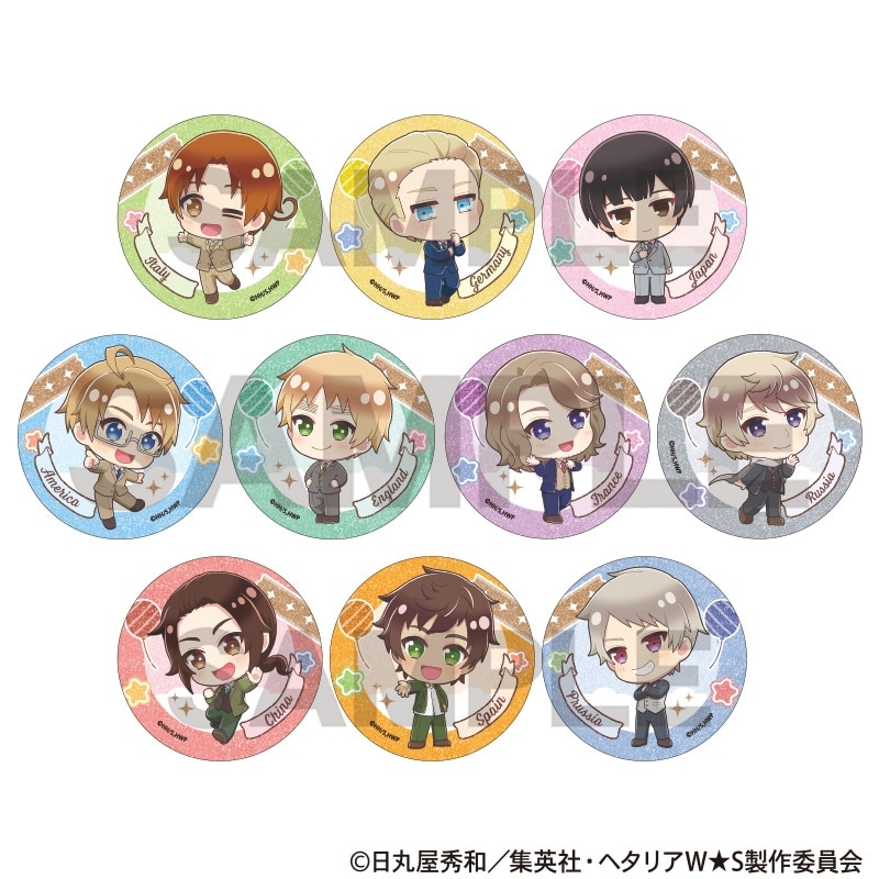 ヘタリア World★Stars トレーディンググリッター缶バッジ ちまにわ
 アニメイトで
2025年10月発売