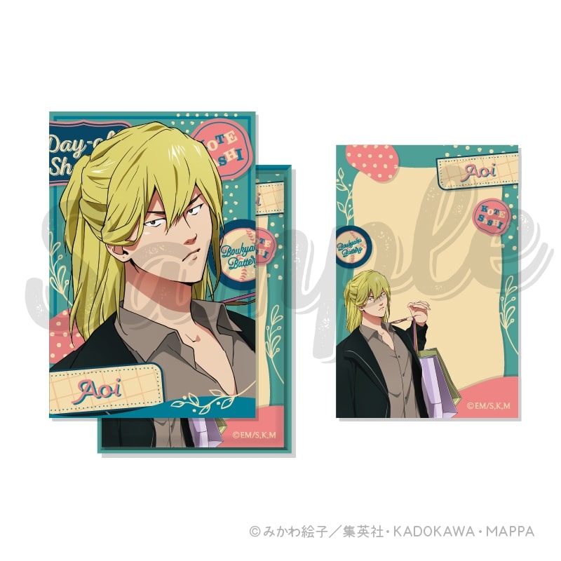 忘却バッテリー Day-off Shot ボックスメモ 3.藤堂 葵
 
2024年11月発売