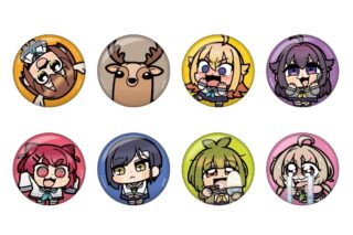 しかのこのこのここしたんたん 大川ぶくぶ コラボレーションver. トレーディング缶バッジ(全8種)
 
2025年7月1日発売