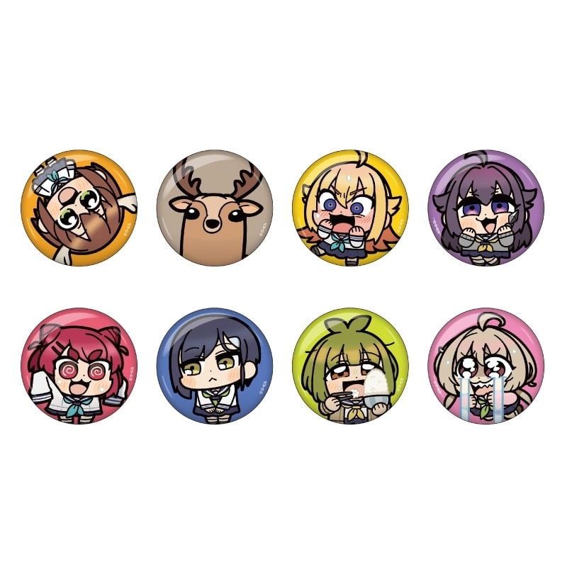 しかのこのこのここしたんたん 大川ぶくぶ コラボレーションver. トレーディング缶バッジ(全8種)
 
2025年7月1日発売
