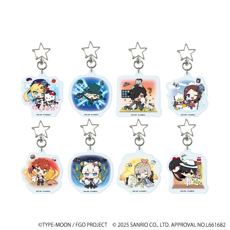Fate/Grand Order × サンリオキャラクターズ 星型ナスカンアクリルキーホルダー3月ブラインド(全8種)(コラボイラスト)
 
2025年11月発売
で取扱中 (アニメイト)